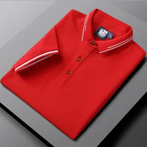 Functional Comfort All Season Wear West Louis? Solid Color Polo Tees