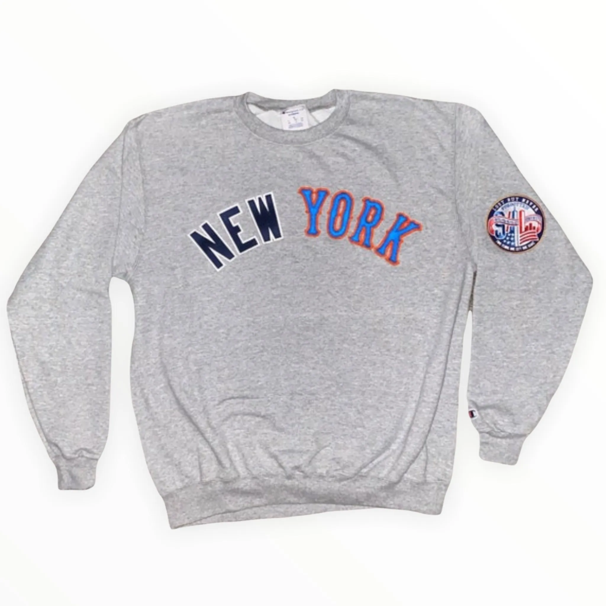 Chilly Day Outfit New York Sweater Never Forget Patch
