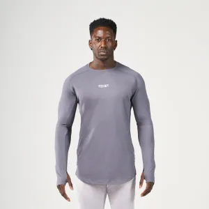Hypoallergenic fabric Timeless Style Performance Long Sleeves Tee - Iron Gate