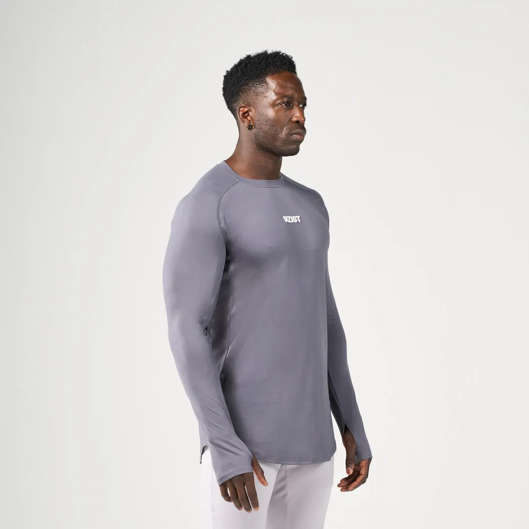 AntiPillingTreatment Performance Comfort Performance Long Sleeves Tee - Iron Gate