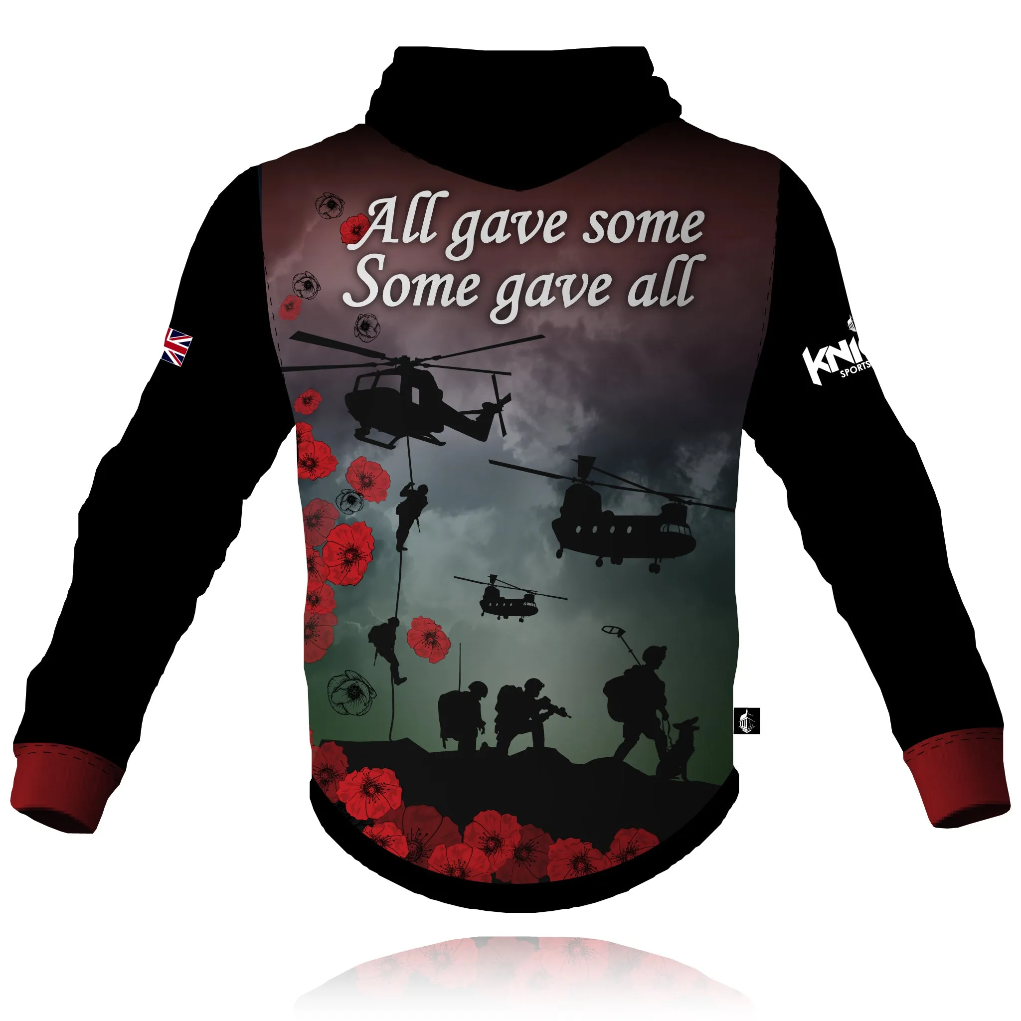 Honour Our Armed Forces 'All gave some, Some gave all' - Tech Hoodie Muscular Fit