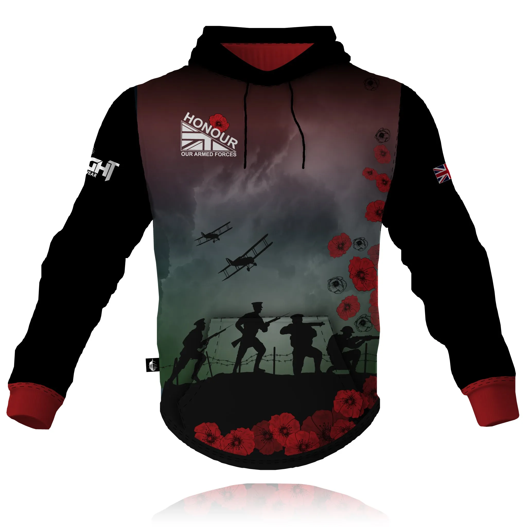 Honour Our Armed Forces 'All gave some, Some gave all' - Tech Hoodie Core Style Concert Look