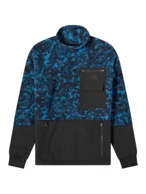 product beach style charm Men's Textured Sweaters,Black\Turquoise