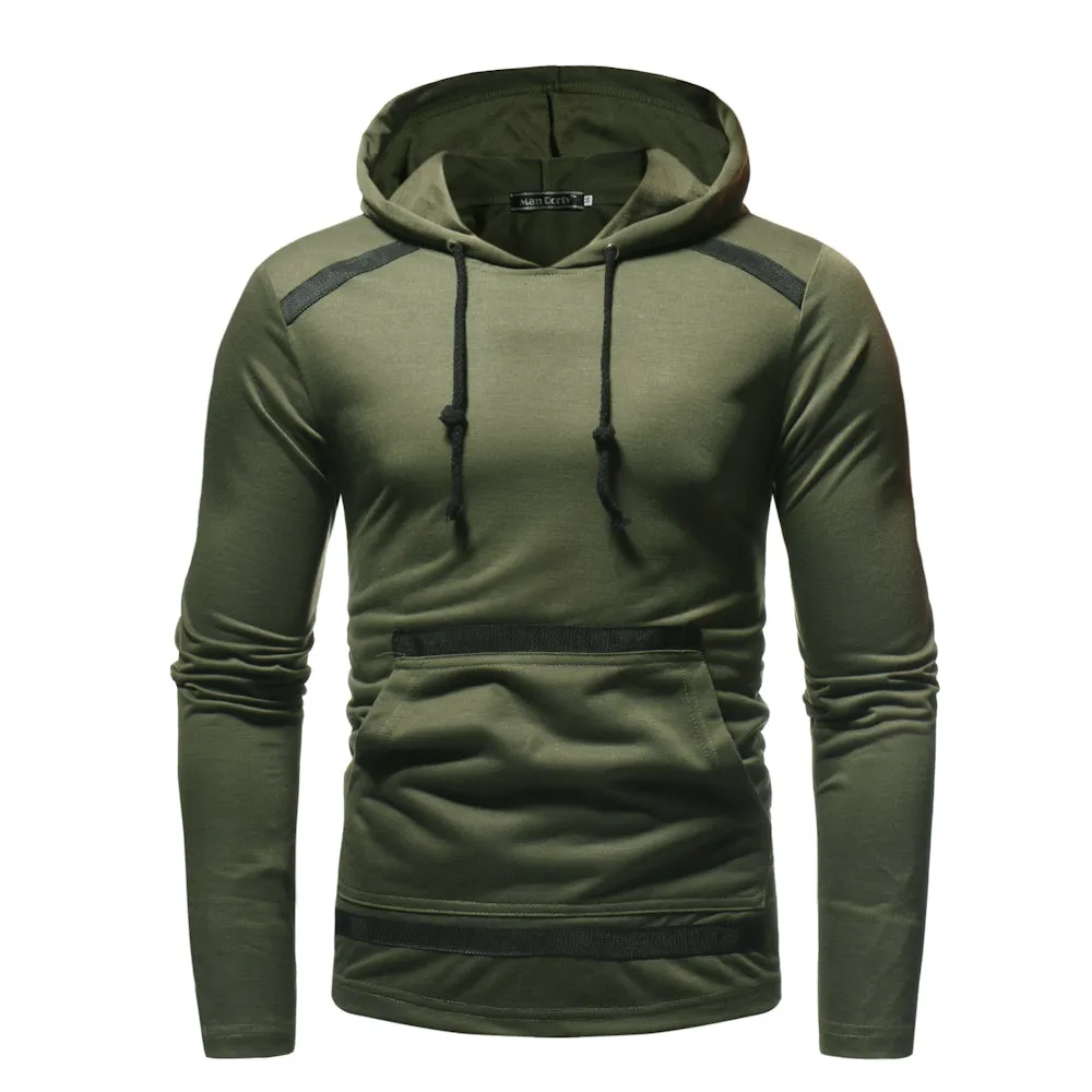 Side Pockets rhinestone accents West Louis? Autumn Stitching Hoodie