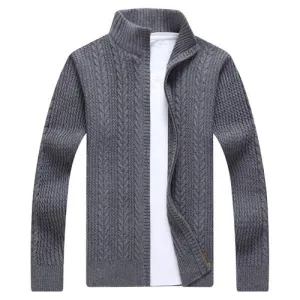 Sun Protection Fabric Weatherproof Outerwear West Louis? Autumn Whiter Knitwear Zipper Sweater