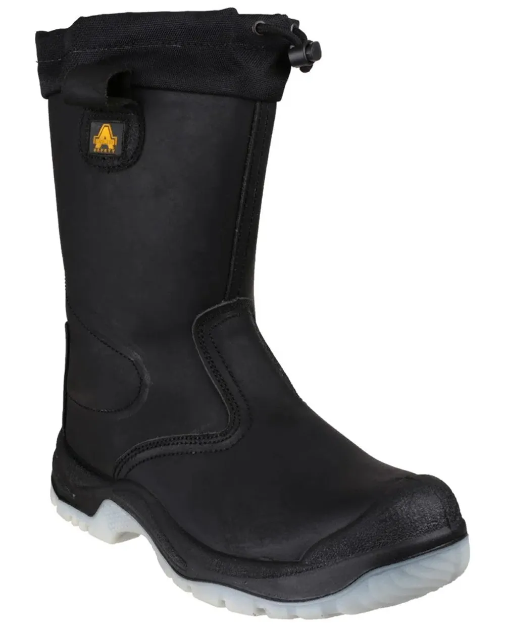 Amblers Safety Mens FS209 Water Resistant Safety Rigger Boots Stretch Fabric Work Commute Star Walk