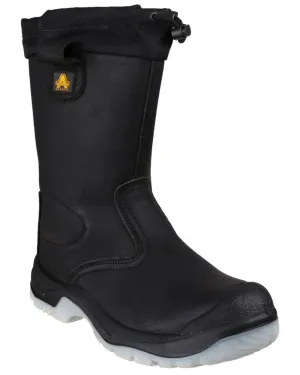Amblers Safety Mens FS209 Water Resistant Safety Rigger Boots Sturdy Build