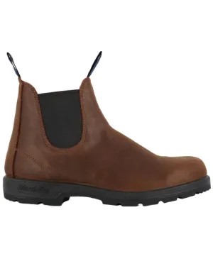 Blundstone 1477 Antique Brown Waterproof Chelsea Boots Commute Light Stride Easy