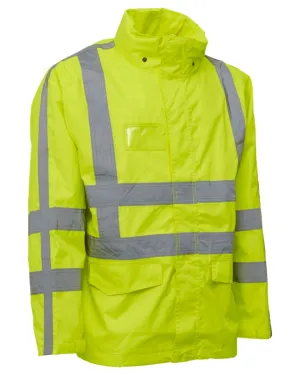 Elka Mens Visible Xtreme Rain Jacket Active Ease Stone Glow
