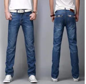 West Louis? Denim Classic Style Jeans Secure Closure System Modern Couple Look