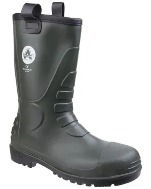 Amblers Safety FS97 S5 PVC Rigger Safety Boots Rugged Built Rural Traveler Farmer