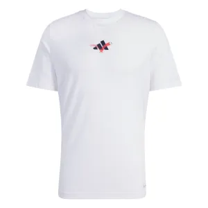 Fresh and Cool Washable fabric Adidas 3B G Men Tennis Shirt - White