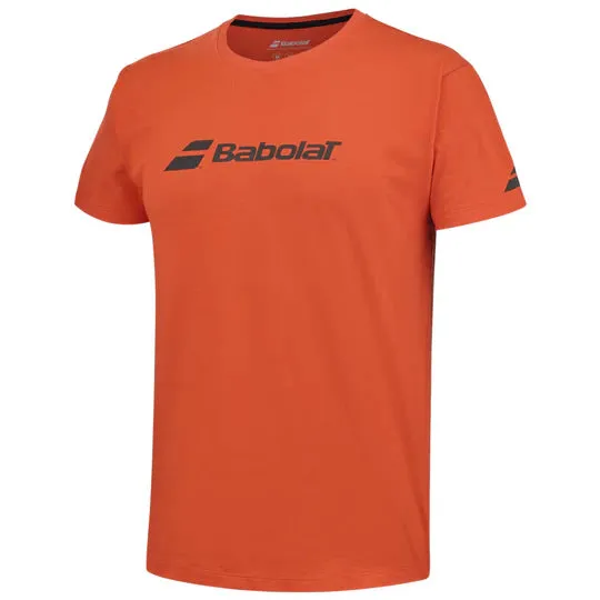 Babolat Exercise Men Tee 5061 - Fiesta Red ColorfastFabricTech Holiday Casual