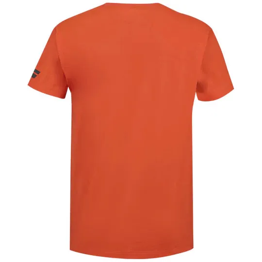 Light and Breathable Perfect Style Babolat Exercise Men Tee 5061 - Fiesta Red