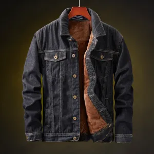 West Louis? Cowboy Fleece Denim Jacket QuickDryMaterial