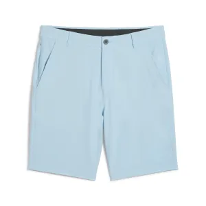 Impact Absorbing Padding 101 Solid 9" Golf Shorts | Silver Sky