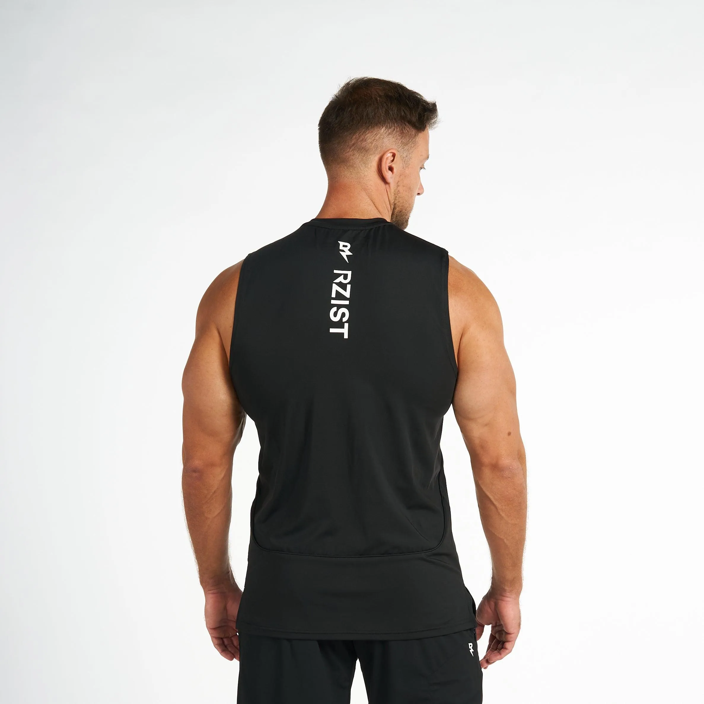 Fit for Everyone Sleeveless T-Shirt - Jet Black