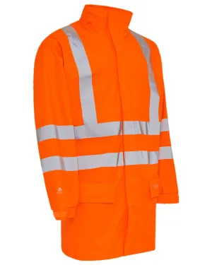 Elka Mens Dry Zone Visible Long Jacket Jump Core All-Weather Wear