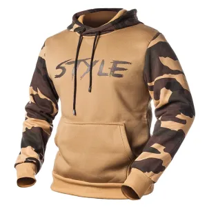 West Louis? Military Style Fleece Hoodies Relaxed Fit