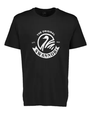 Swanndri Mens Original Print T Shirt Beaded details