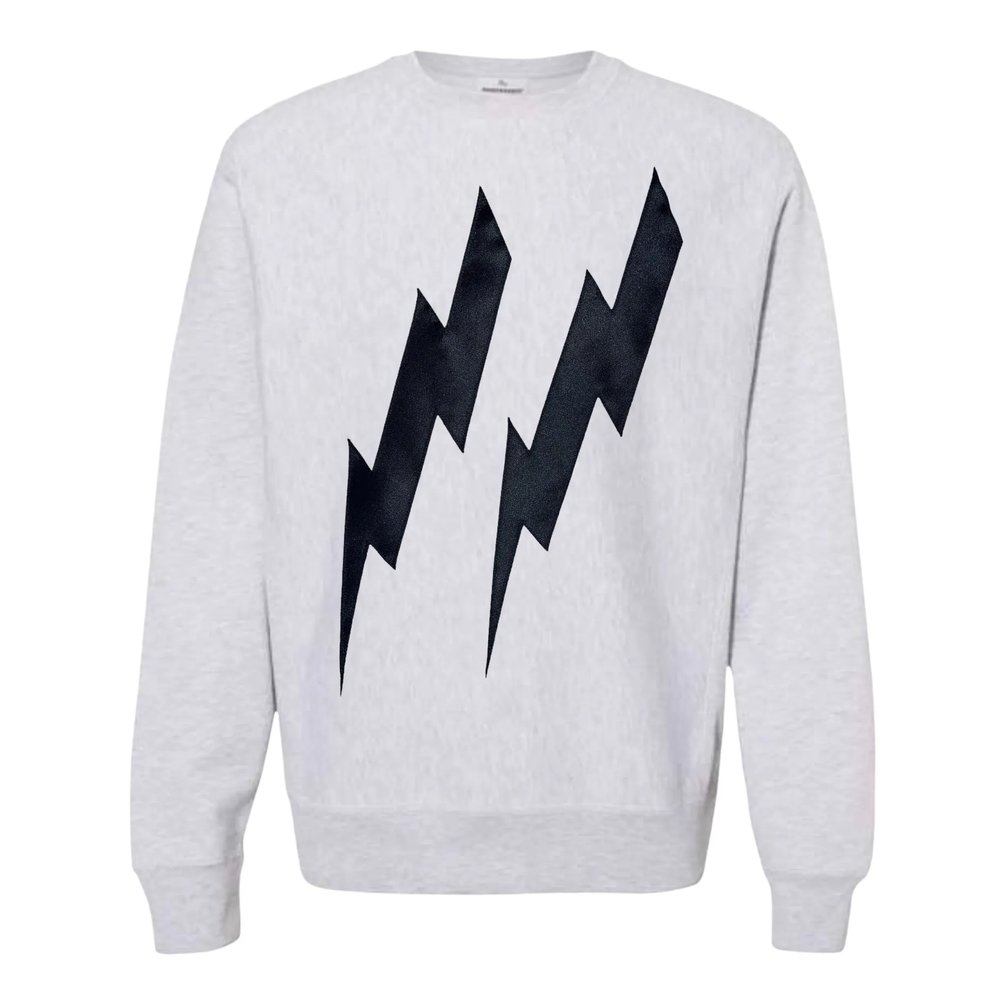 product metallic glamour Lounge Style Bolts Crewneck Sweater