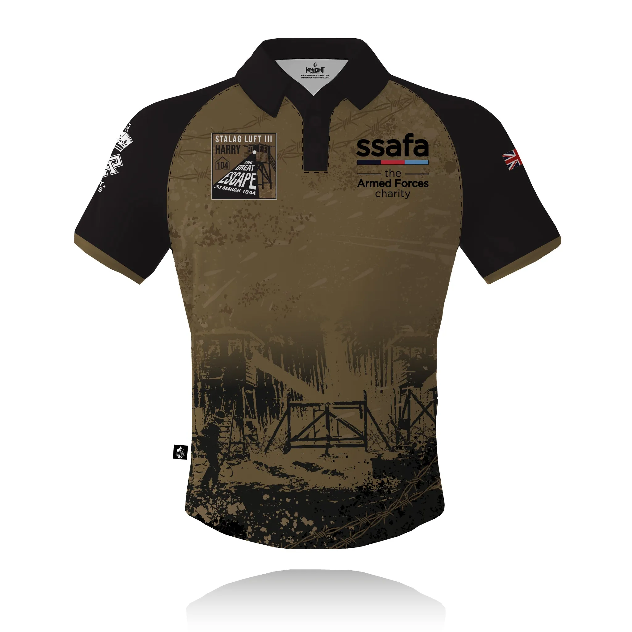 The Great Escape - SSAFA, the Armed Forces charity - Tech Polo Comfy Design