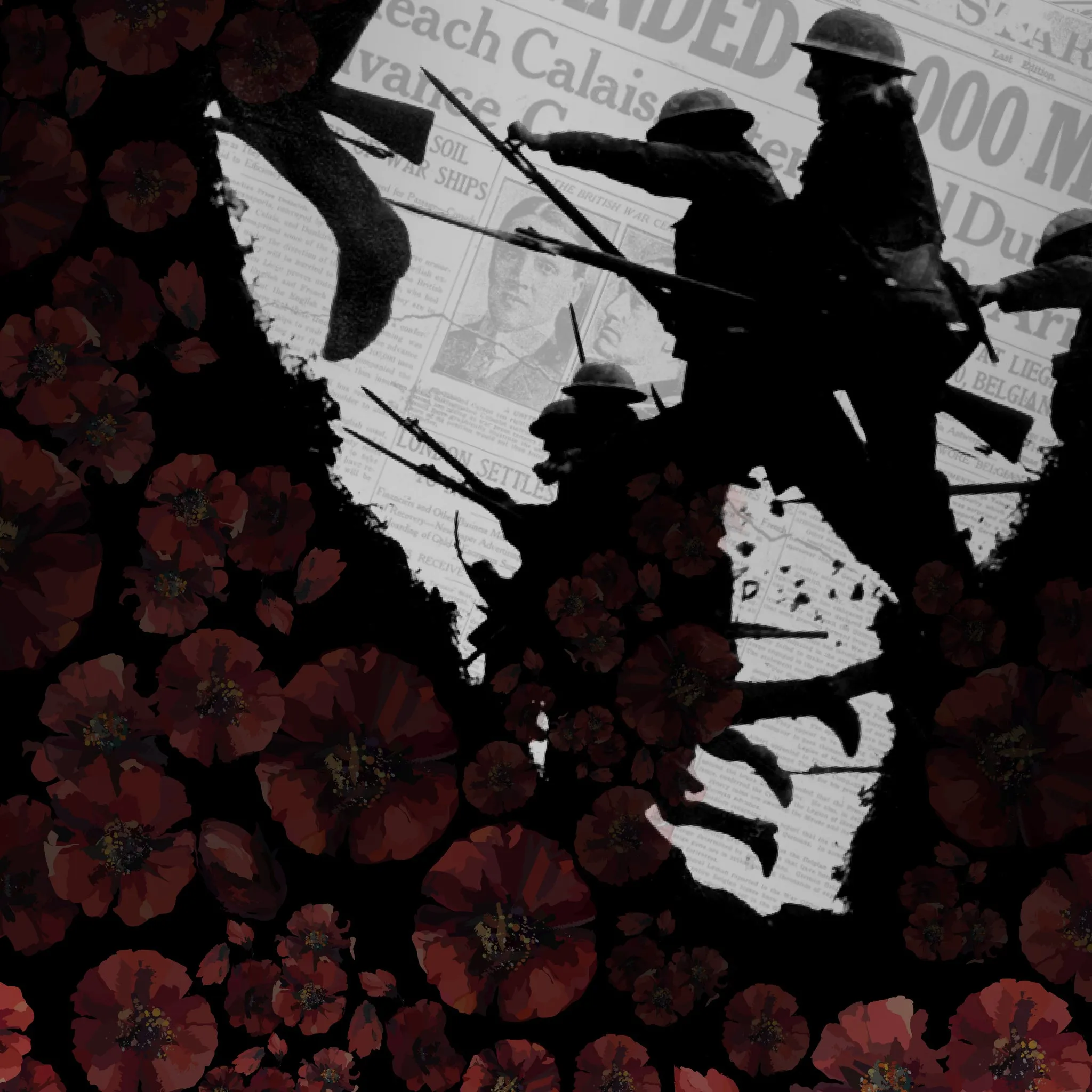 keychain accents All-day Comfort Honour Our Armed Forces 'In Flanders Fields' - Tech Hoodie