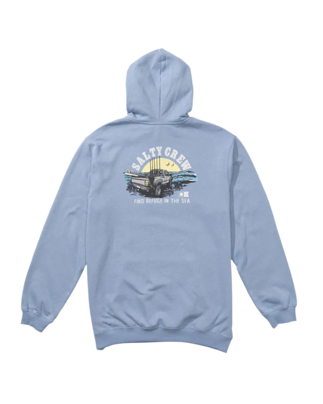 Salty Crew Men's Lifted Hooded Fleece Sweatshirt uncollared