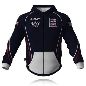 Honour Our Armed Forces (Royal Navy) - Army vs Navy 2025 - Full Zip Embroidered Hoodie (CLEARANCE) product checkered classicism