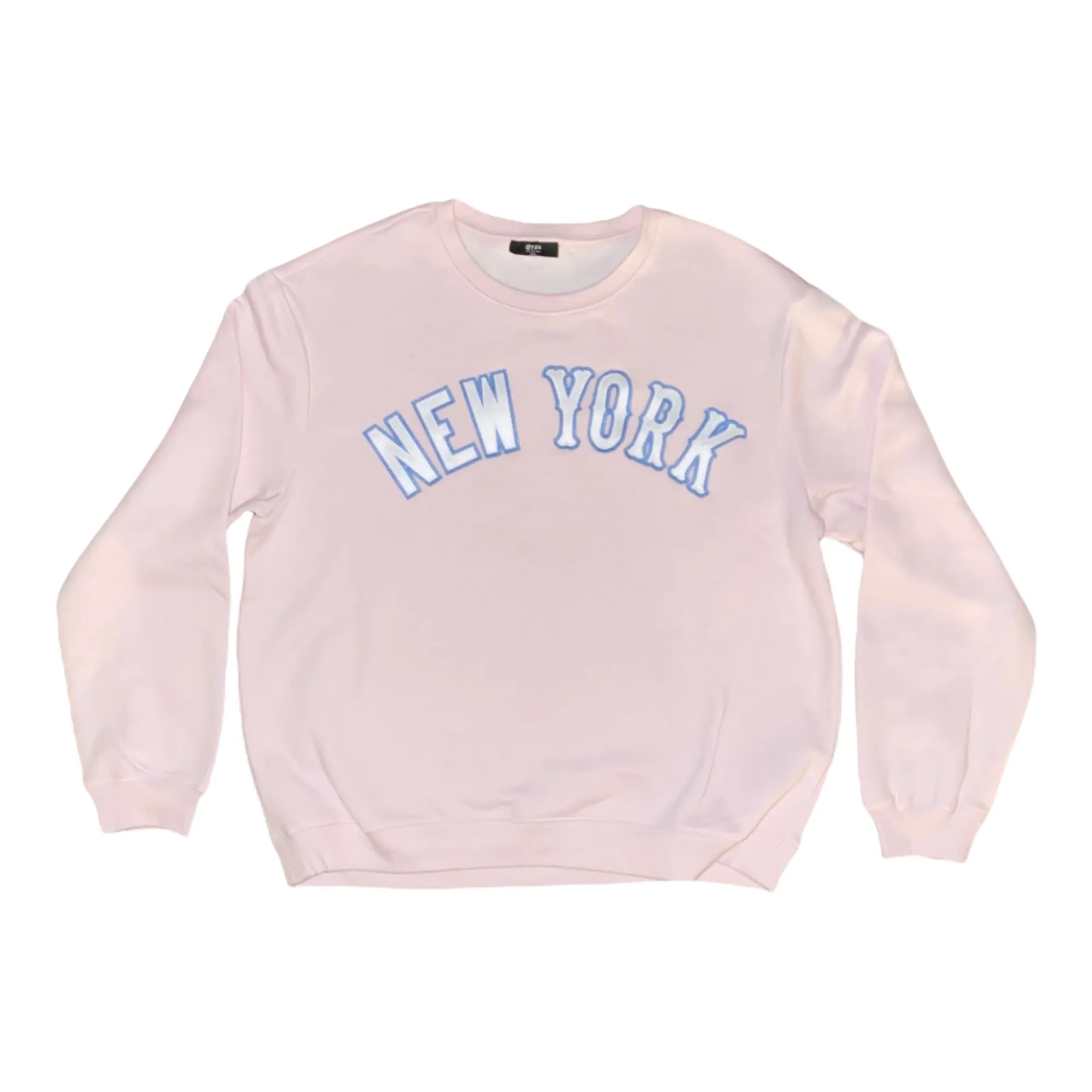 NEW YORK PINK CREWNECK Trendy Top Washable