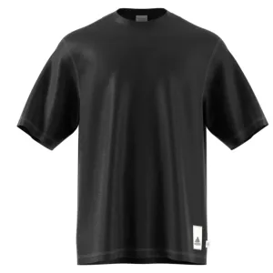 Adidas Sportwear Mens Caps Tennis Tee - Black Trendy Design