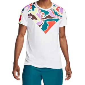 Chic Wearable All-Season Comfort Nike Court Dri-FIT White/White Slam Men Tennis Top