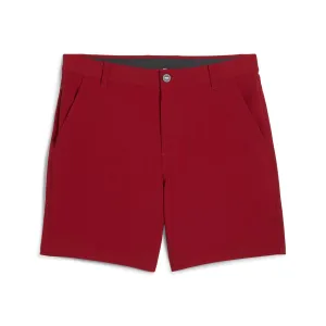 101 Solid 7" Golf Shorts | Intense Red Free Movement