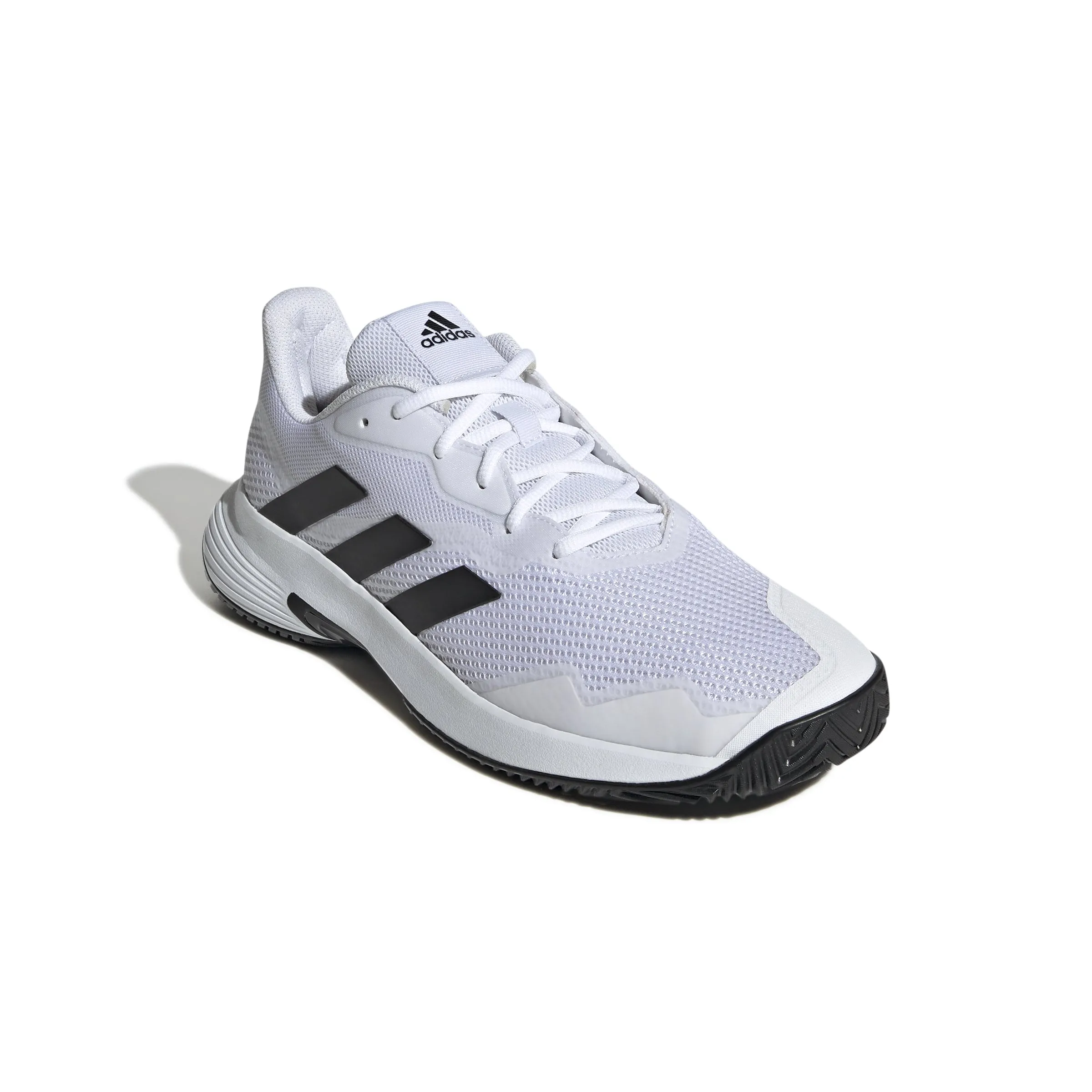 Adidas Court Jam Control Men Tennis Shoes - Ftwr White/Core Black/Ftwr White Sprint Practice Soft Collar Padding