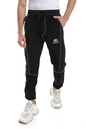 Elastic Waist With Drawstring With Sweatpants* *- Black! Non Irritating Tags Quick Fit Wear