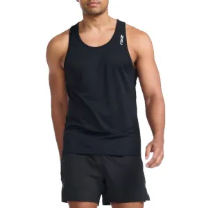 2XU Mens Aspire Running Singlet Neutral Color Retro nostalgia