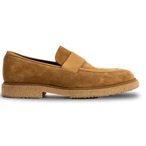 BERLINA SUEDE CARAMELO Multi Directional Tread Pattern Knitted Warm