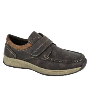 Stable Step Scimitar Mens Grain Touch Fastening Casual Shoes