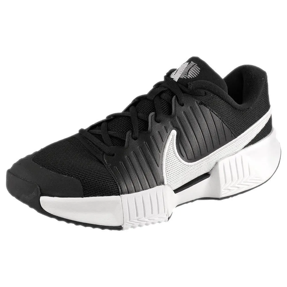 Nike Men's Air Zoom GP Challenge Pro - Clay - Black/White Soft Sole