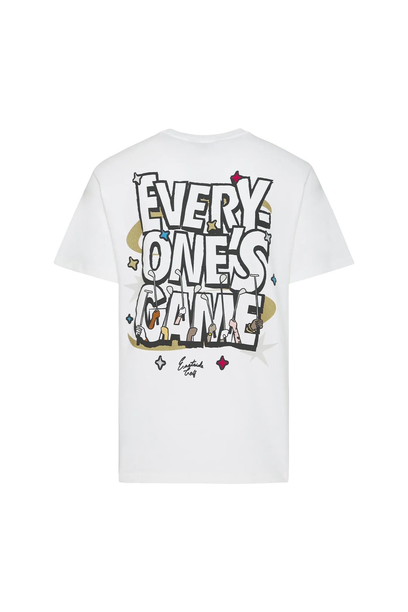 Flexible Ribbed Neckline Breathable Layer Fit Everyone's Game T-Shirt