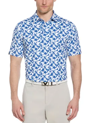 Mens Layered Floral Print OdorControl Treatment
