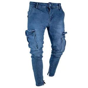 Minimalist Styling Urban Explorer Evening Stroll Casual Friday West Louis? Trend Knee Hole Zipper Feet Jeans