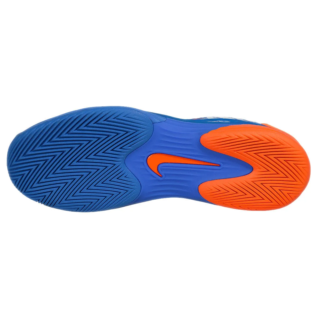 Stable base Zero Drop Design Nike Men's Air Zoom Vapor 12 Hypersmash - Racer Blue/Safety Orange