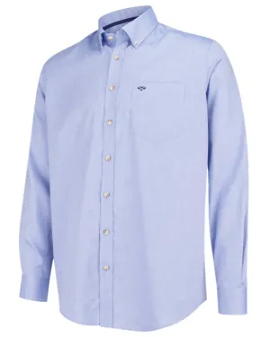 Hoggs of Fife Dunedin Plain Oxford Shirt High-Quality Fabric Flexible Movement