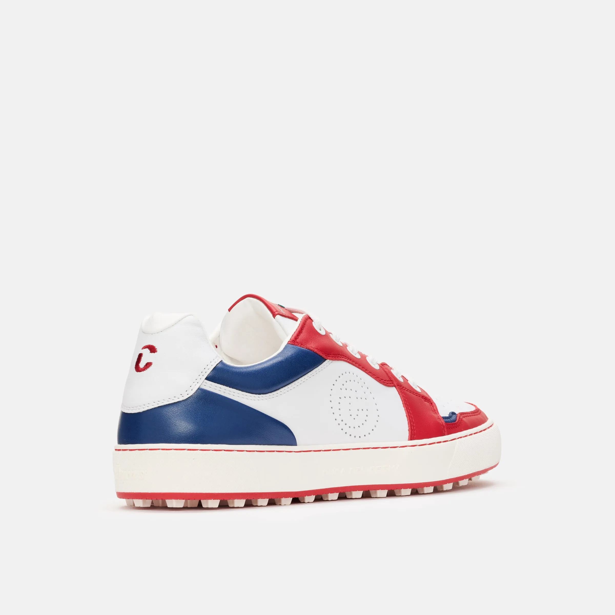 Giordano - White/Red/Navy Shock Absorb Pro Grip