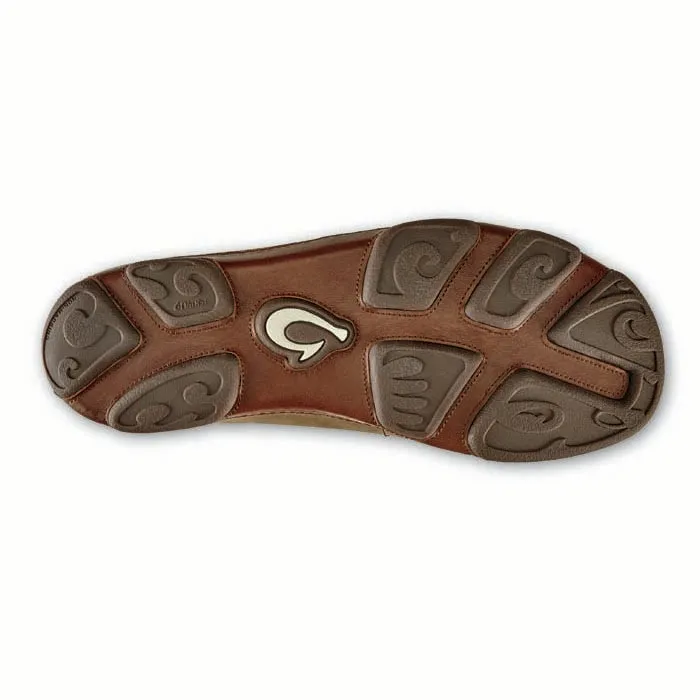 Low Impact Design Thermoformed Heel Counter Mens Olukai Moloa in Ray Toffee