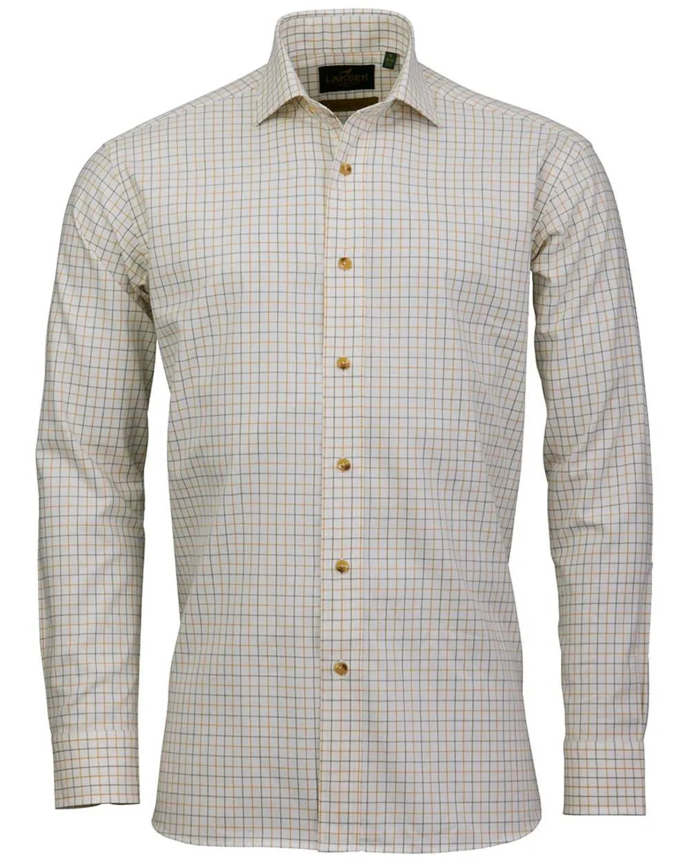 Laksen Mens Jerrod Cotton Wool Shirt Reinforced Shoulders