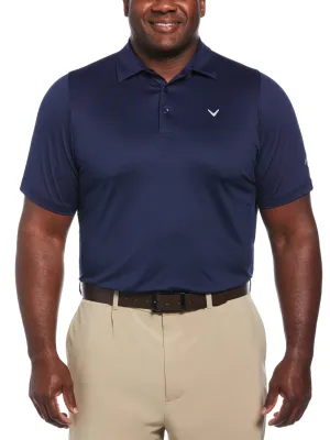 Comfort Design Comfy Stretch Big & Tall Solid Swing Tech? Solid Golf Polo