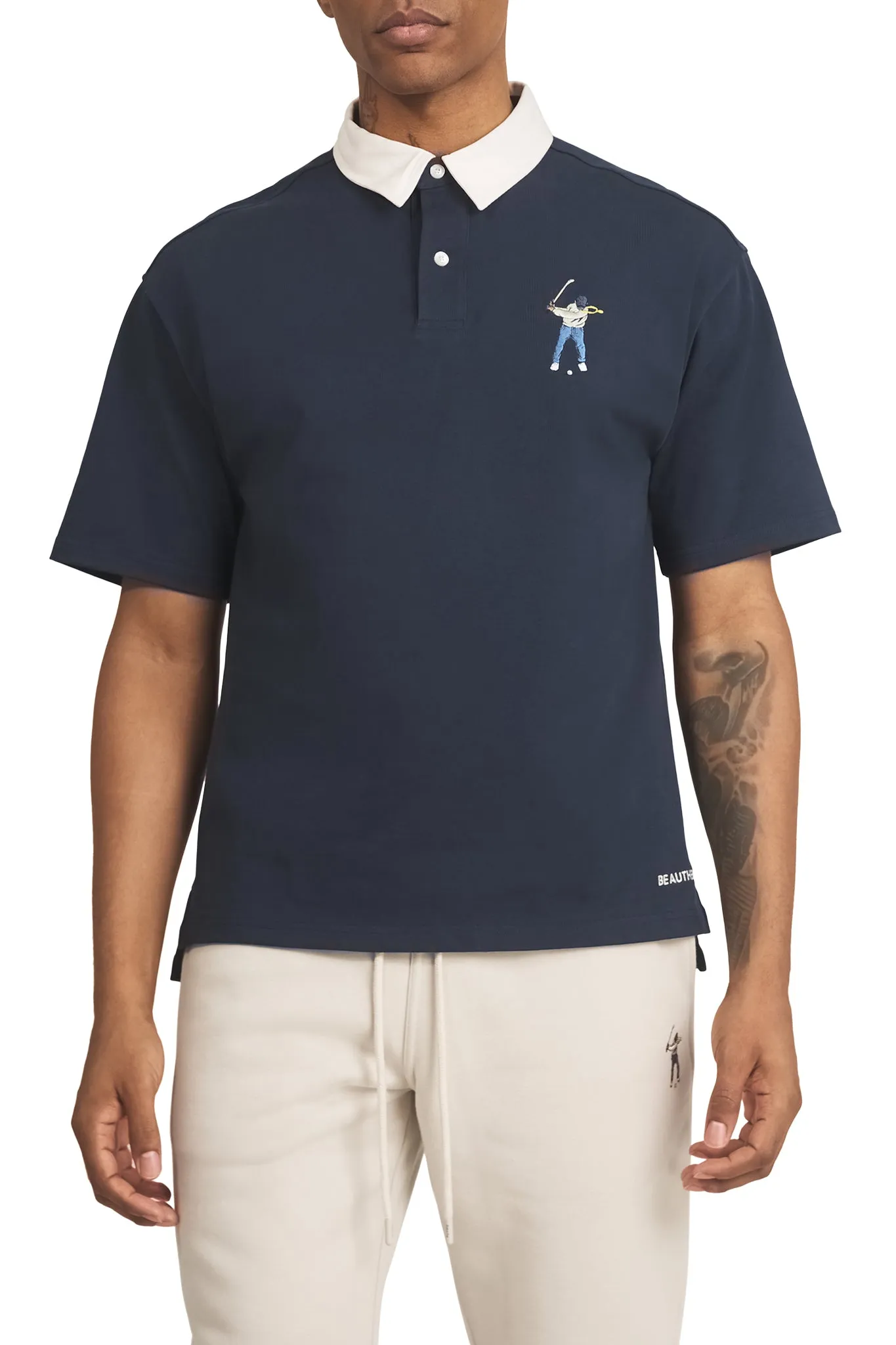 SS Rugby Polo Sporty Appearance Cozy Top