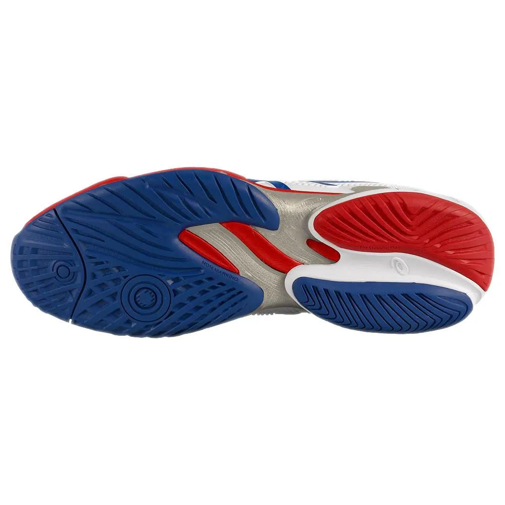 Moisture Control Fabric Asics Men's Court FF 3 Novak - White/Asics Blue